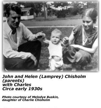 John and Helen Chisholm with Son Charlie - 1930s