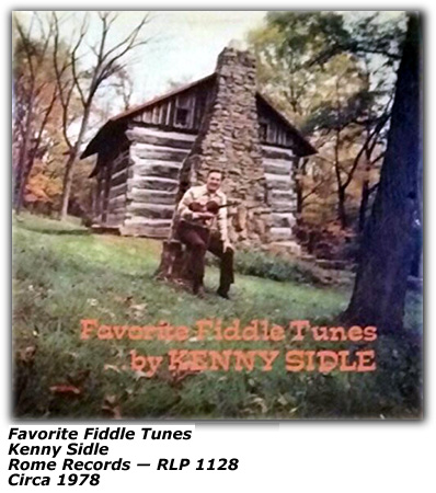 Kenny Sidle - Favorite Fiddle Tunes - Rome Records - 1978