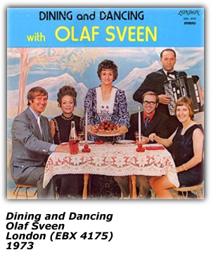 Album Cover - Dining and Dancing - Olaf Sveen - London EBX 4175 - 1973