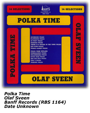 Album Cover - Polka Time - Olaf Sveen - Banff Records RBS 1164