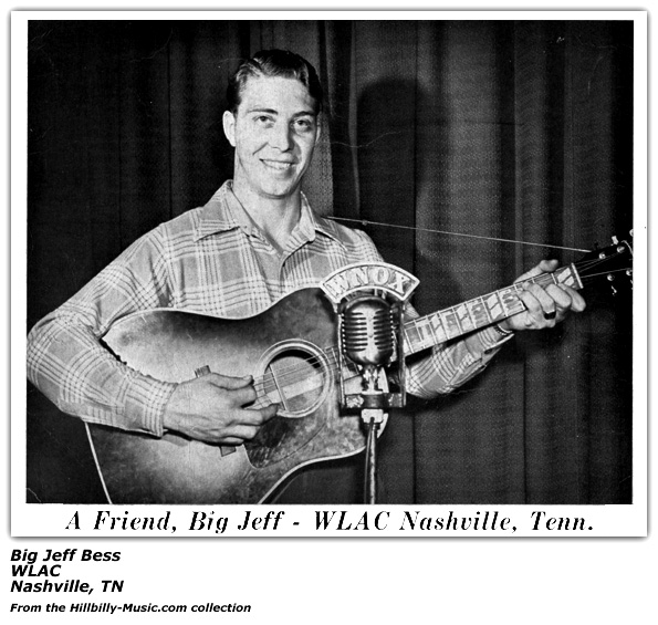 Big Jeff Bess - WLAC - Nashville - Portrait